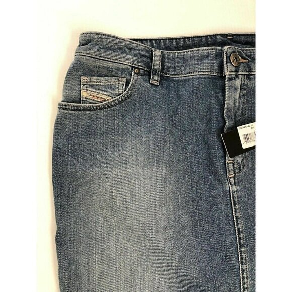 Diesel Womens R- Modung Blue Denim Skirt - Picture 12 of 12